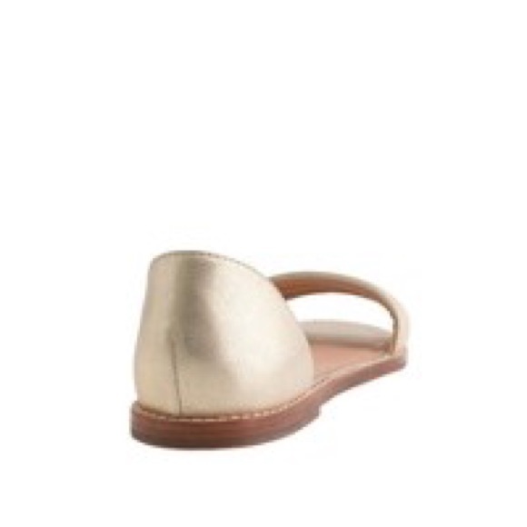 New J Crew Hayes metallic suede sandals - Picture 2 of 3